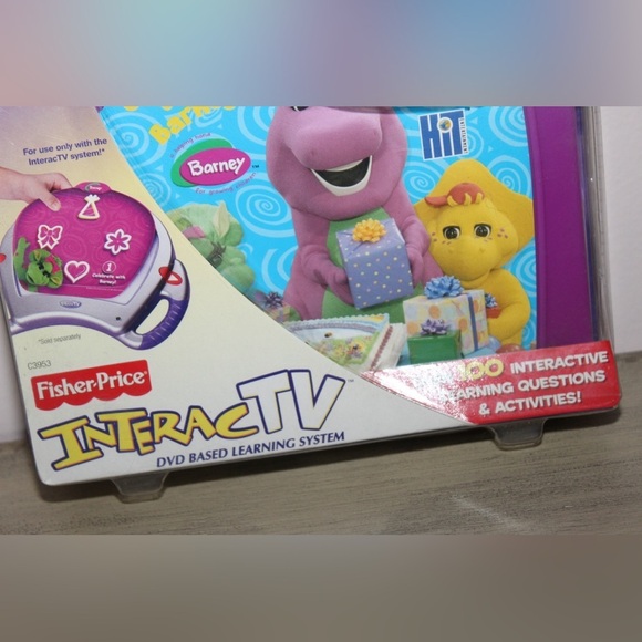 Fisher Price InteracTV DVD Learning System Barney Game NEW 2003 Rare Find - Picture 3 of 5
